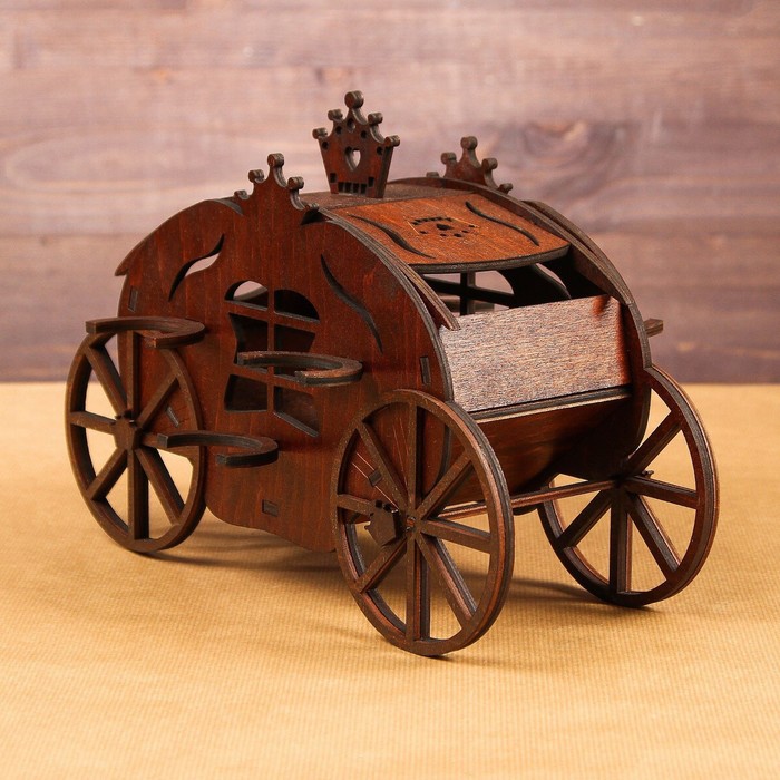 Мини-бар деревянный "Карета"