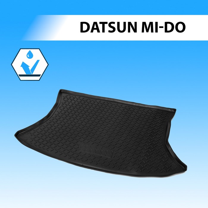 фото Коврик багажника rival для datsun mi-do хэтчбек 2015-н.в., полиуретан, 18701002