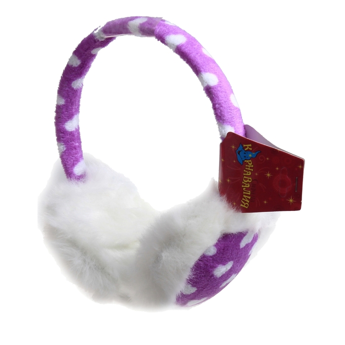 Ободок-наушники "Сердечки", цвета МИКС