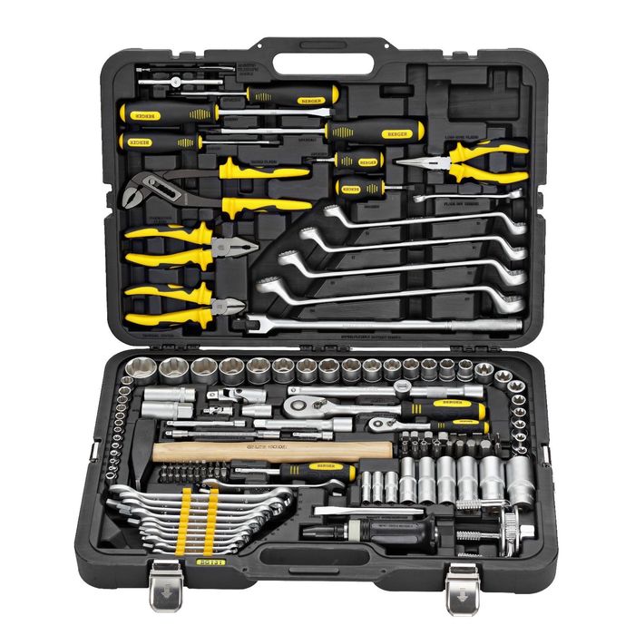 Набор инструмента BERGER универсальный в кейсе 131 предмет ½” - ¼”