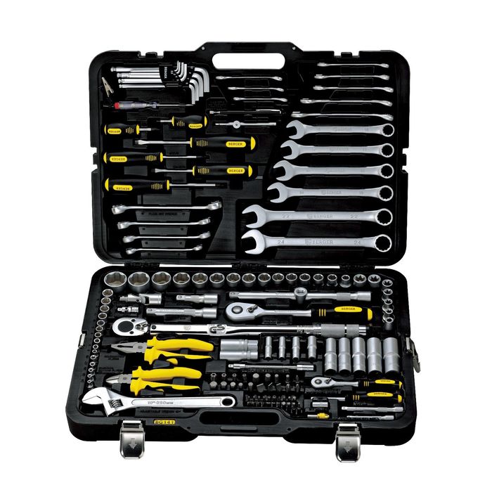 Набор инструмента BERGER универсальный в кейсе 141 предмет ½” - ¼”