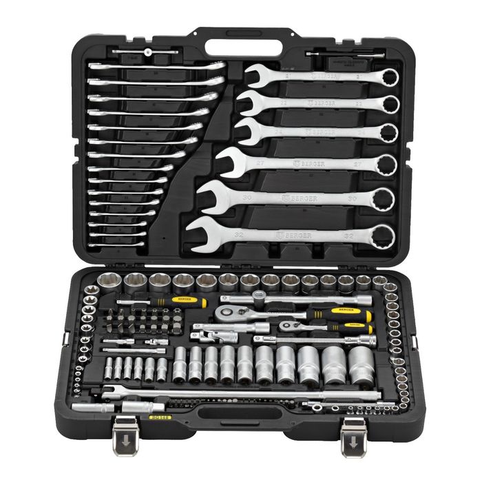 Набор инструмента BERGER универсальный в кейсе 148 предмет ½” - ¼”