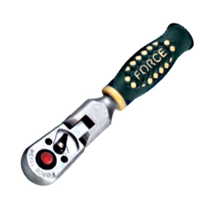 Трещотка 1/4" 24-зубцовая 125мм поворотная FORCE