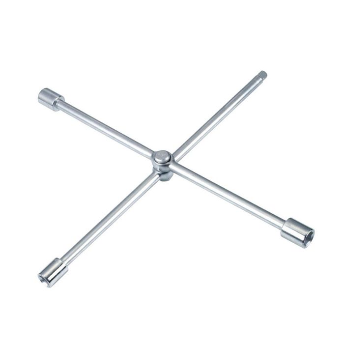 Ключ баллонный крест 17х19х21мм 1/2" 500мм складной FORCE