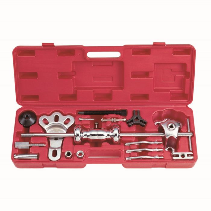 Набор съемников подшипников 2,3 захвата с обратным молотком универсальный 17пр.в кейсе FORCE   26336