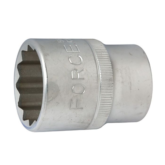 Головка торцевая 54мм 1" 12-гранная L80мм FORCE