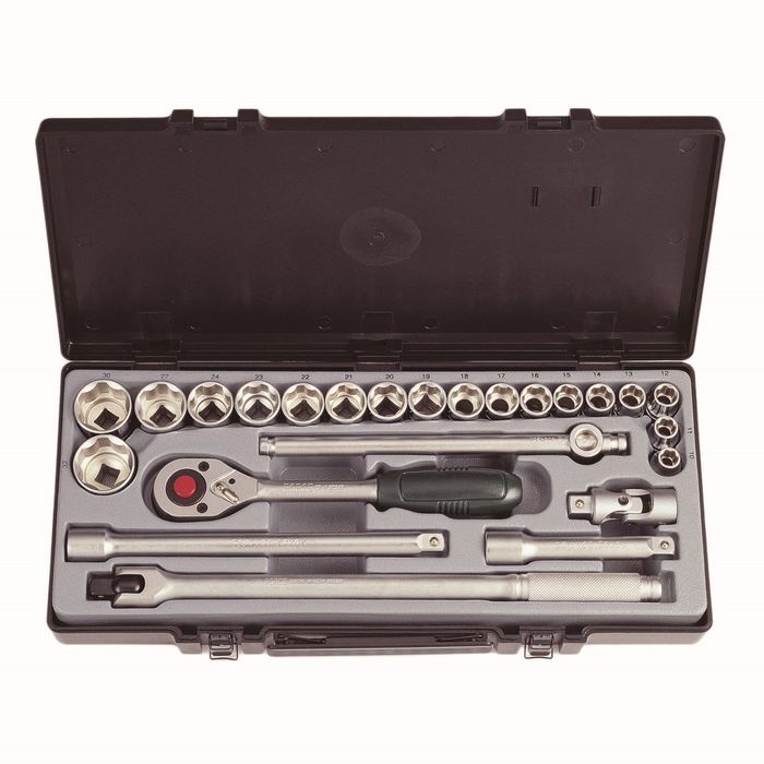 Набор головок10-32мм 1/2" Surace 24пр. в кейсе FORCE
