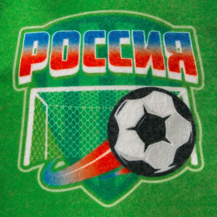 Шапка банная с цветным клином "Россия"