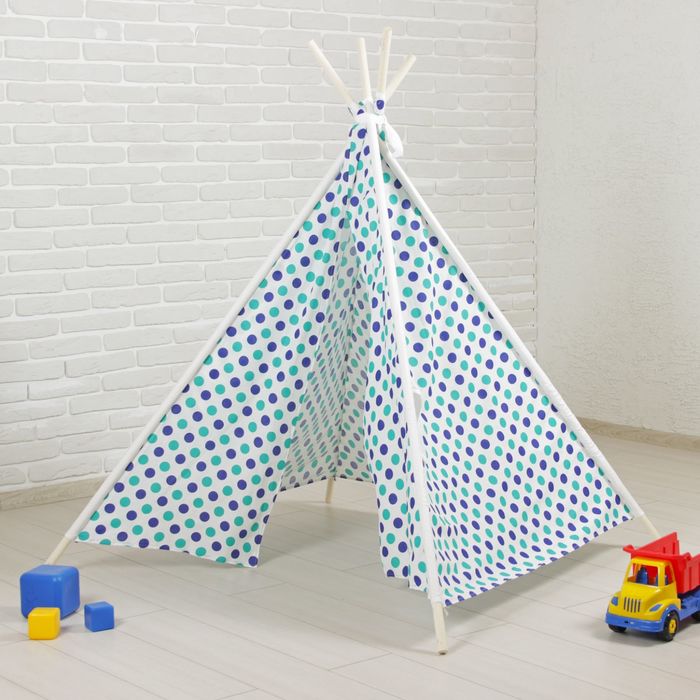 Вигвам "Горох мята-бирюза"