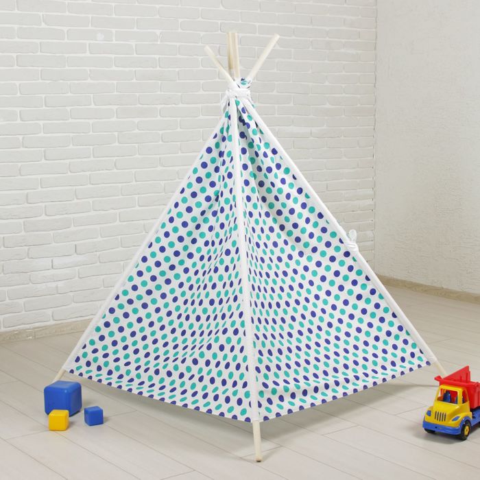 Вигвам "Горох мята-бирюза"