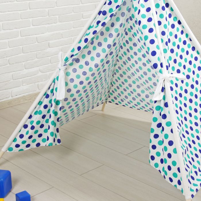 Вигвам "Горох мята-бирюза"