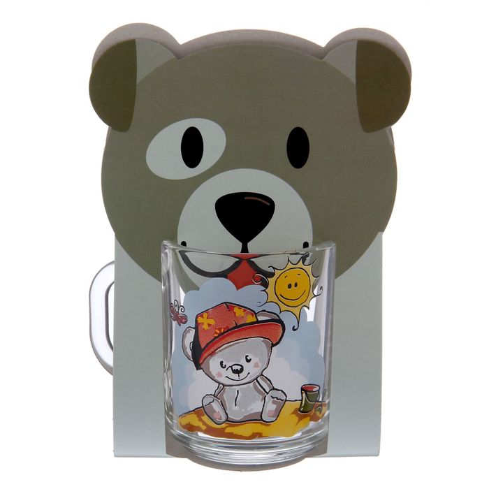 Кружка 200 мл "Веселые зверюшки", рисунок МИКС