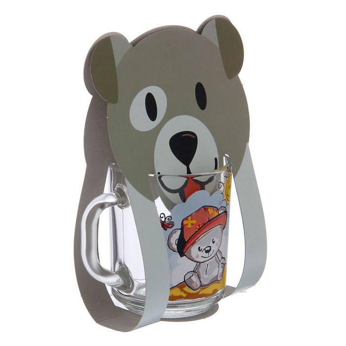 Кружка 200 мл "Веселые зверюшки", рисунок МИКС