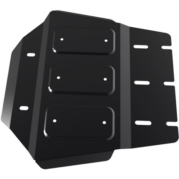 Защита РК АвтоБРОНЯ для Mitsubishi Pajero Sport 2008-2016, крепеж в комплекте, сталь, 2 мм, 111.04025.1