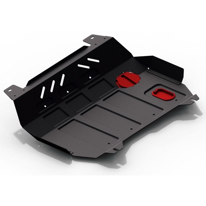 Защита картера и КПП АвтоБРОНЯ для Changan CS35 (V - 1.6 / АКПП / FWD) 2014-н.в., крепеж в комплекте, сталь, 2 мм, 111.08901.1