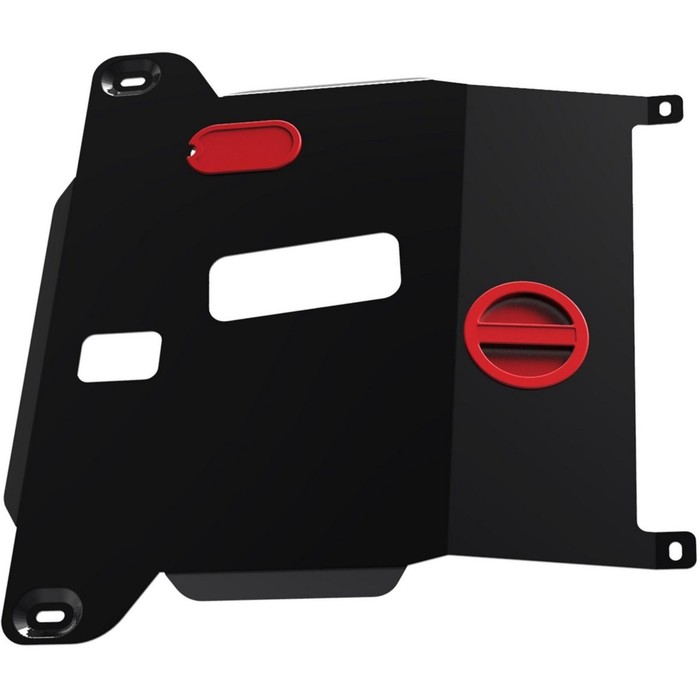 Защита картера и КПП АвтоБРОНЯ для Ravon R4 (V - 1.5) 2016-н.в., крепеж в комплекте, сталь, 2 мм, 111.01016.1