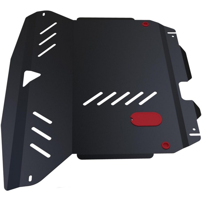 Защита картера и КПП АвтоБРОНЯ для Hyundai Matrix (V - 1.6; 1.8) 2001-2008, крепеж в комплекте, сталь, 2 мм, 111.02314.2