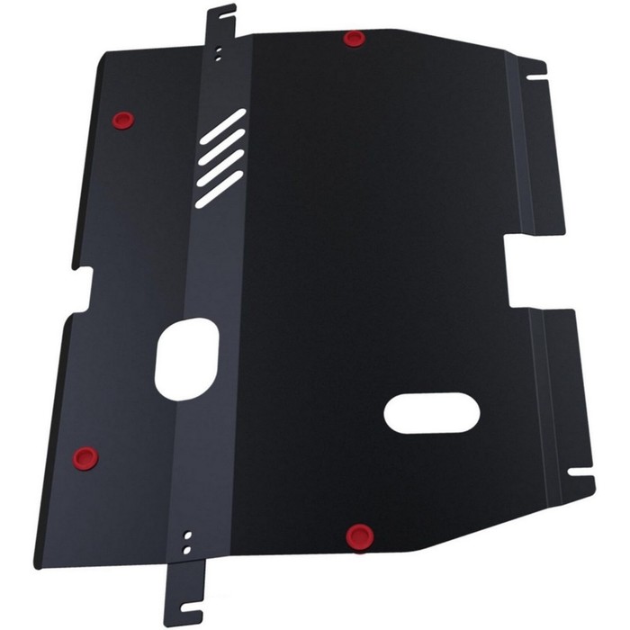 Защита картера и КПП АвтоБРОНЯ для Hyundai Sonata NF (V - 2.0; 2.4) 2005-2010, крепеж в комплекте, сталь, 2 мм, 111.02311.1