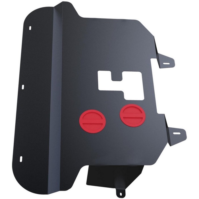 Защита картера и КПП АвтоБРОНЯ для Fiat Doblo (V - 1.4) 2006-2015, крепеж в комплекте, сталь, 2 мм, 111.01702.2