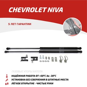 Упоры капота АвтоУПОР для Chevrolet Niva 2002-2009 2009-н.в., 2 шт., UCHNIV011 Ош
