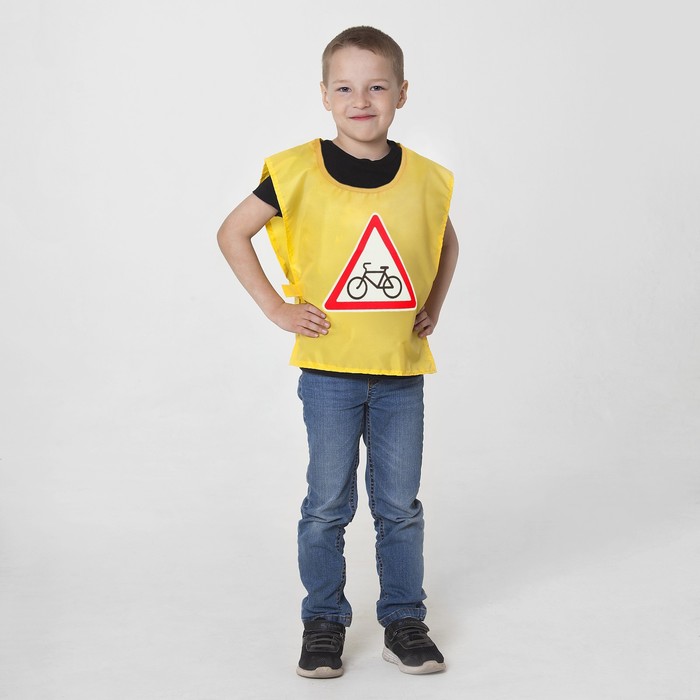 Жилет-дорожный знак "Движение велосипедистов запрещено"