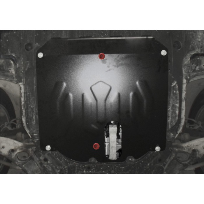 Защита картера и КПП АвтоБРОНЯ для Hyundai Grand Santa Fe (V - 2.2d; 3.3) 2014-2016 2016-н.в., крепеж в комплекте, сталь, 2 мм, 111.02341.1