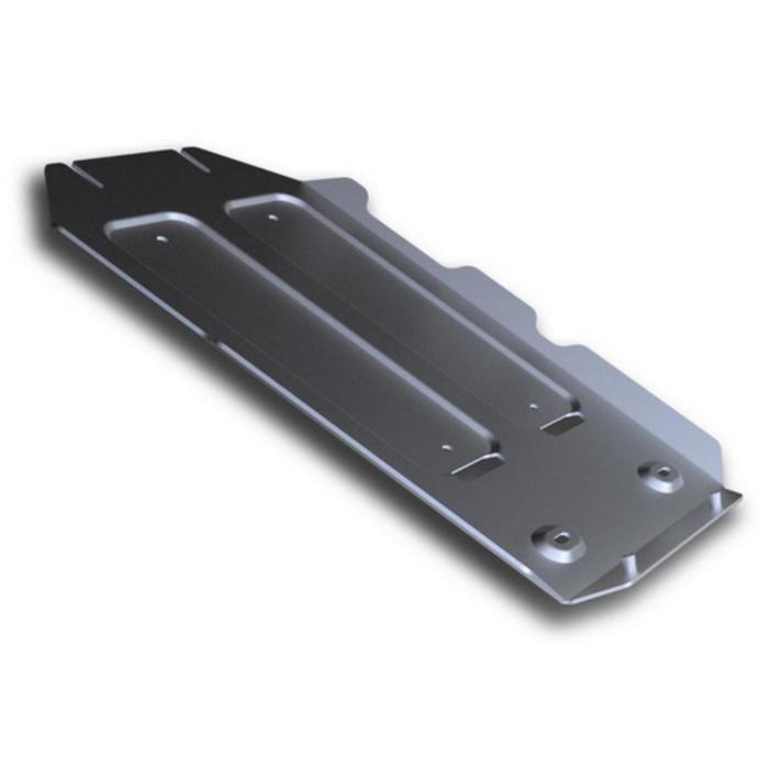 Защита КПП Rival для Infiniti Q50 (V - 2.0; 3.5 Hybrid) 2013-, крепеж в комплекте, алюминий 4 мм