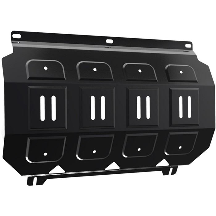 Защита радиатора АвтоБРОНЯ для Mitsubishi Pajero Sport 2008-2016, крепеж в комплекте, сталь, 2 мм, 111.04005.1