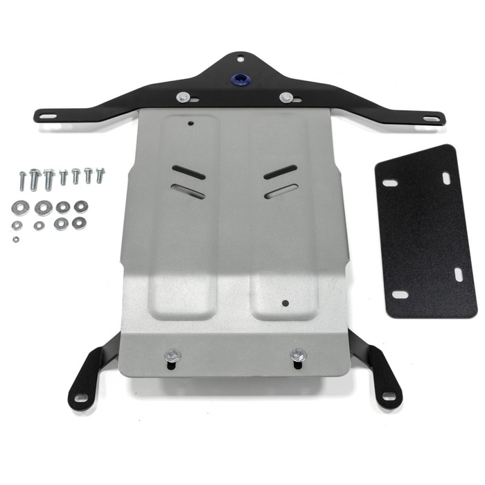 Защита КПП Rival для Infiniti EX35 (V - 3.5) 2008-2013, крепеж в комплекте, алюминий 4 мм