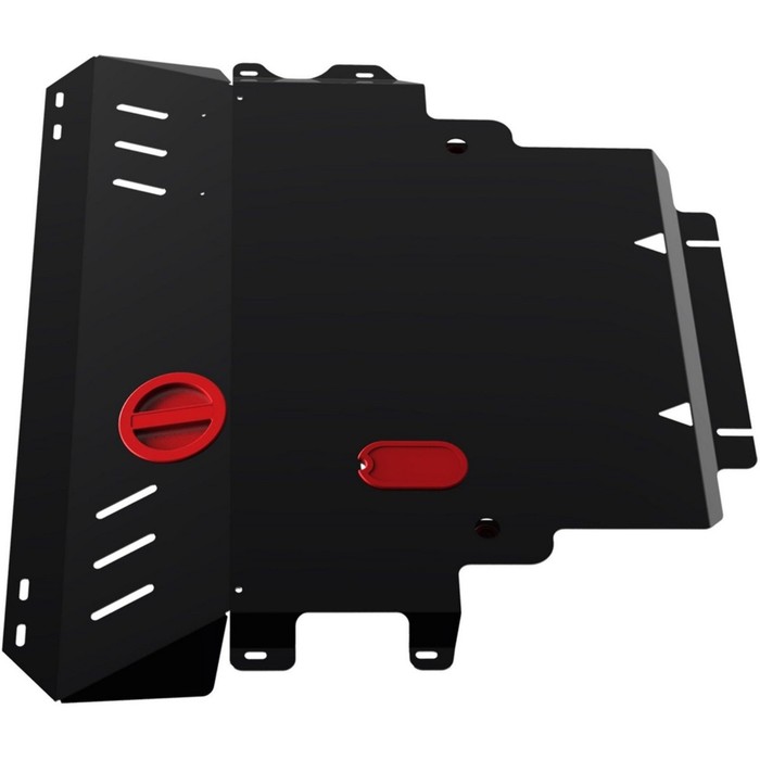 Защита картера и КПП АвтоБРОНЯ для Mazda 5 (V - 1.8; 2.0) 2005-2010, крепеж в комплекте, сталь, 2 мм, 111.03802.2