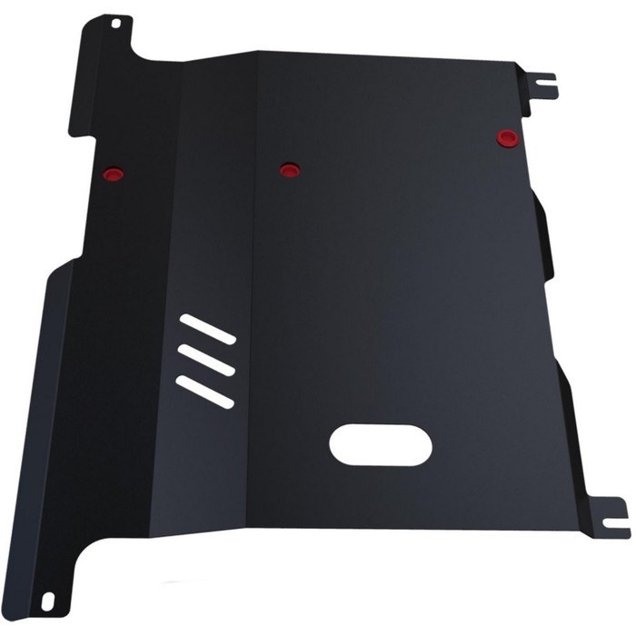 Защита картера и КПП АвтоБРОНЯ для Mazda 121 (V - 1.3; 1.8d) 1996-2000, крепеж в комплекте, сталь, 2 мм, 111.03808.1