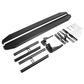 

Пороги алюминиевые "Premium-Black" Rival для Chery Tiggo I 2006-2014, 160 см, 2 шт., A160ALB.3301.2
