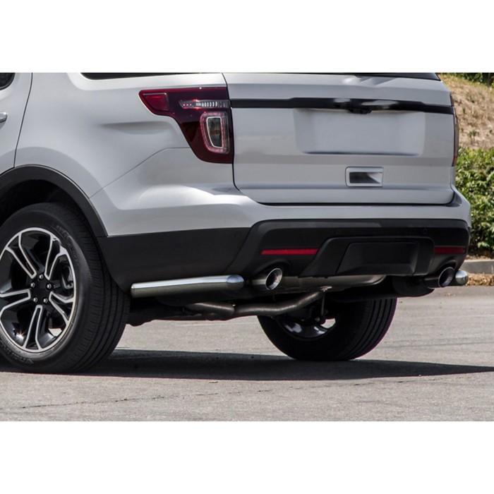 Защита заднего бампера Ford Explorer, d57 уголки
