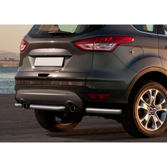 Защита заднего бампера Ford Kuga, d57 уголки