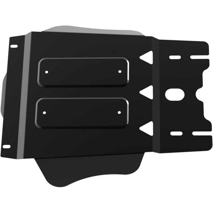 Защита КПП АвтоБРОНЯ для Mitsubishi L200 2006-2015, крепеж в комплекте, сталь, 2 мм, 111.04024.1