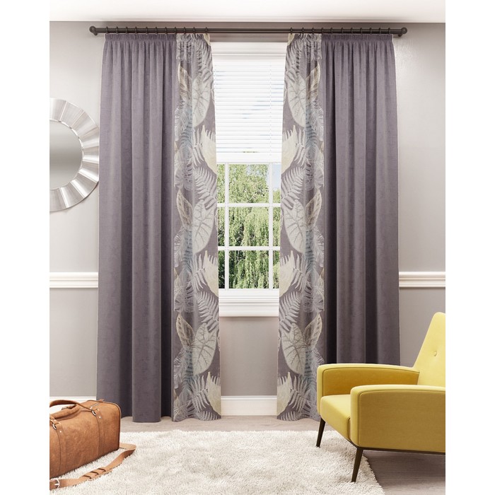 Шторы «Фарада», размер 150х260 см-2 шт, габардин