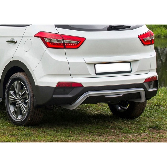 Защита заднего бампера Hyundai Creta, d57 cкоба