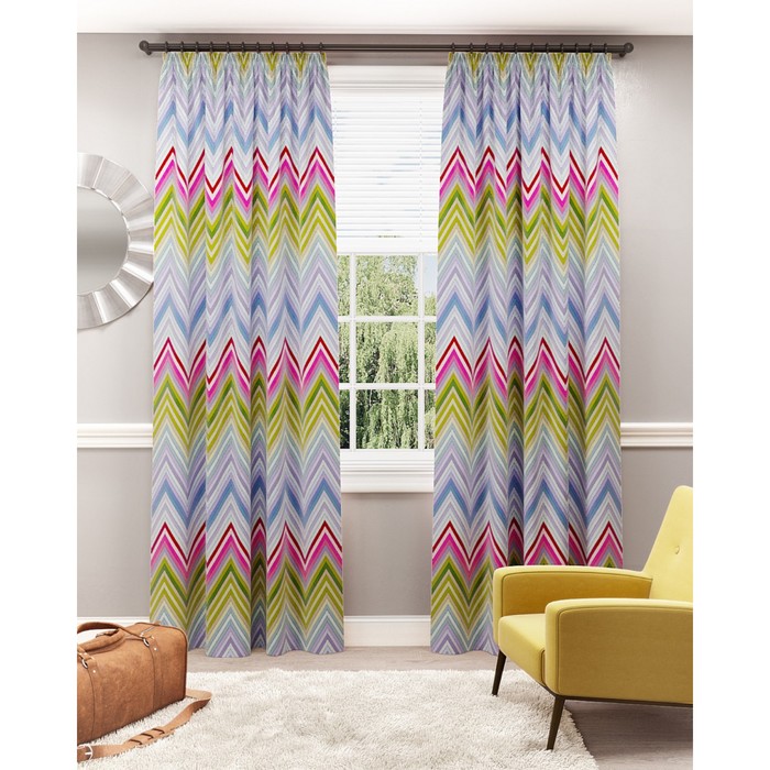 Шторы «Даниэлия», размер 150х260 см-2 шт, габардин