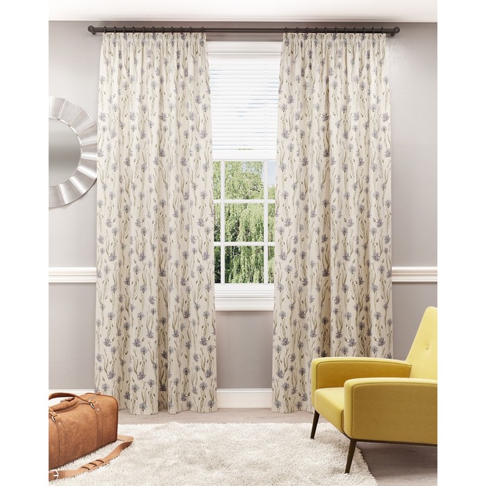 Шторы «Грината», размер 150х260 см-2 шт, габардин