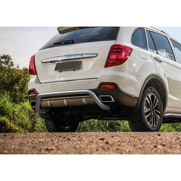 Защита заднего бампера Lifan X60, d57 cкоба