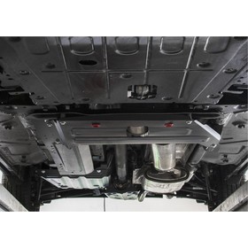 

Защита редуктора АвтоБРОНЯ для Nissan Terrano (V - 1.6; 2.0) 4WD 2014-2016 2016-н.в., сталь 2 мм, с крепежом, 111.04719.1
