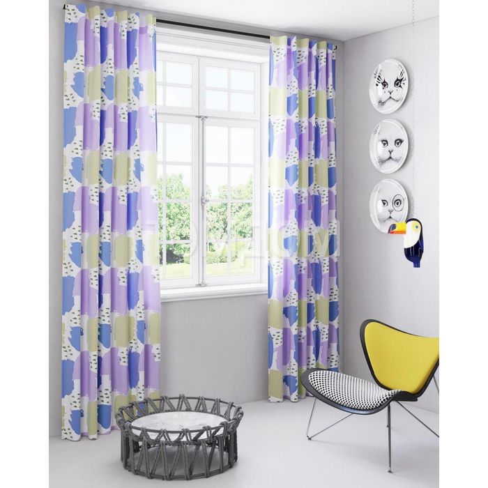 Шторы «Солвейг», размер 150х280 см-2 шт, габардин