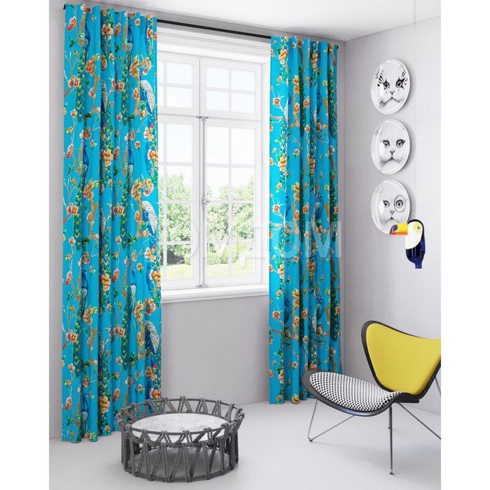 Шторы «Кейшия», размер 150х280 см-2 шт, габардин