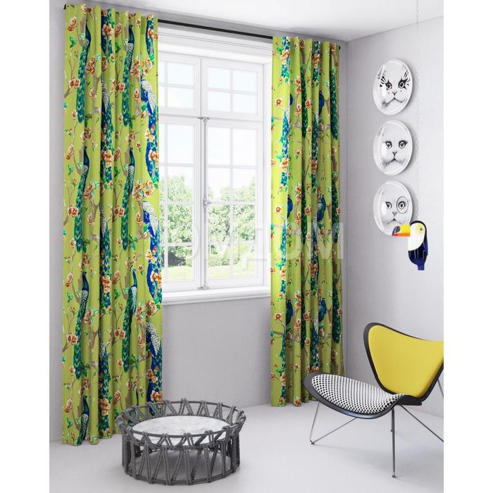 Шторы «Мадагаскар», размер 150х280 см-2 шт, габардин