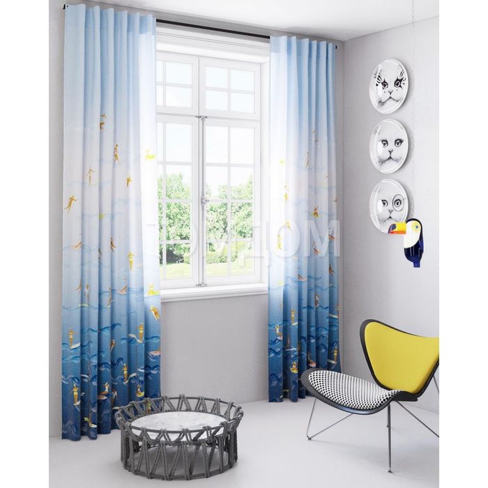 Шторы «Виконт», размер 150х280 см-2 шт, габардин