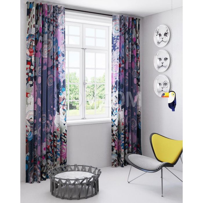 Шторы «Вермут», размер 150х280 см-2 шт, габардин