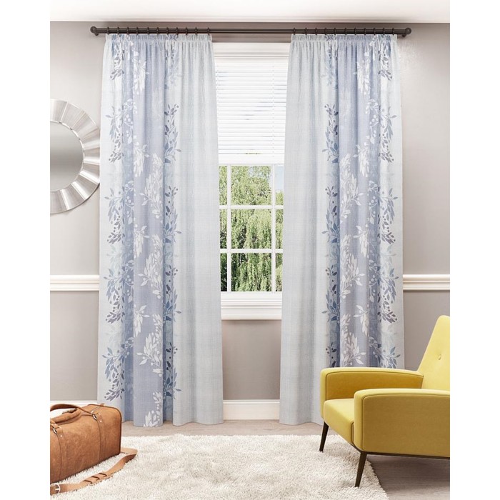 Шторы «Берри», размер 150х280 см-2 шт, габардин