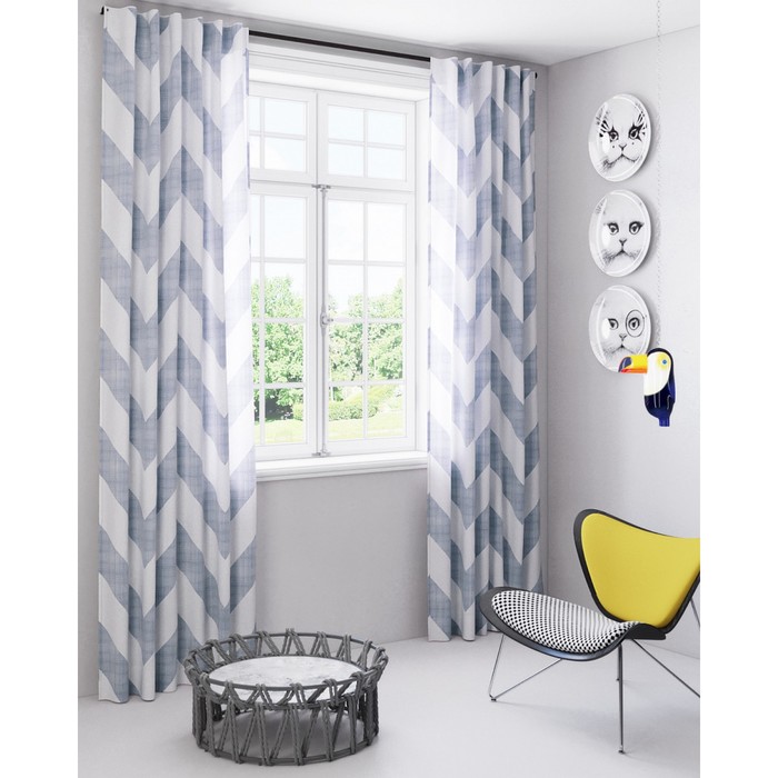 Шторы «Ассоль», размер 150х280 см-2 шт, габардин