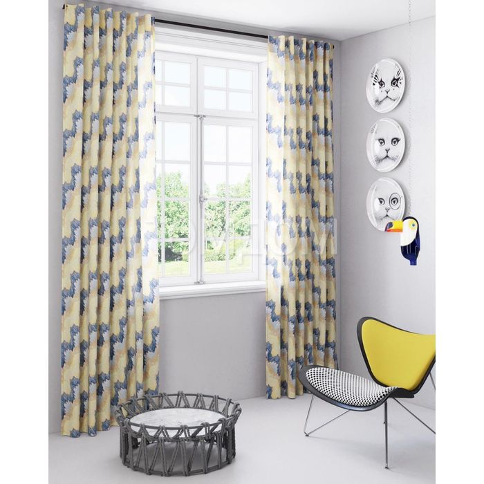 Шторы «Ангара», размер 150х280 см-2 шт, габардин