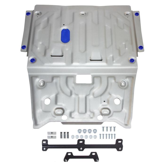 Защита картера и КПП Rival для Infiniti QX30 (V - 2.0t) 2016-, крепеж в комплекте, алюминий 4 мм